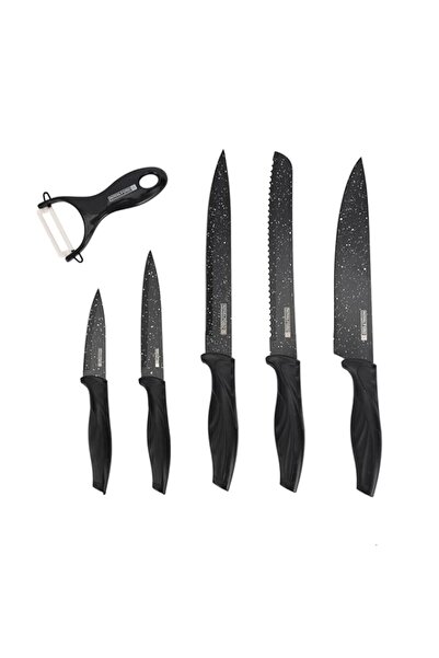 Generic Royalford 6 pcs Knife Set RF12580 Stainless Steel Sharp Professional ...