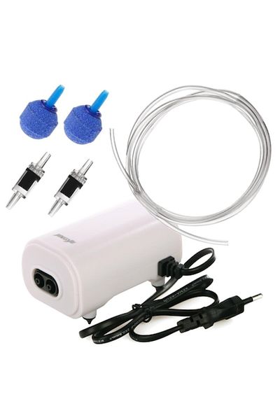 Jingye Aeration Set for Aquariums, Jingye, 3W, 11 x 6 x 5 cm, White