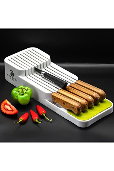 Generic Kitchen Drawer Organizer,Compact Durable Safety Space-Saving Knife St...
