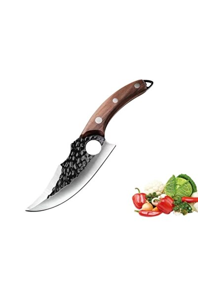 Generic سكين تقطيع اللحوم من إنكيساي، سكين تخييم خارجي، سكين عظم، سكين جزار م...