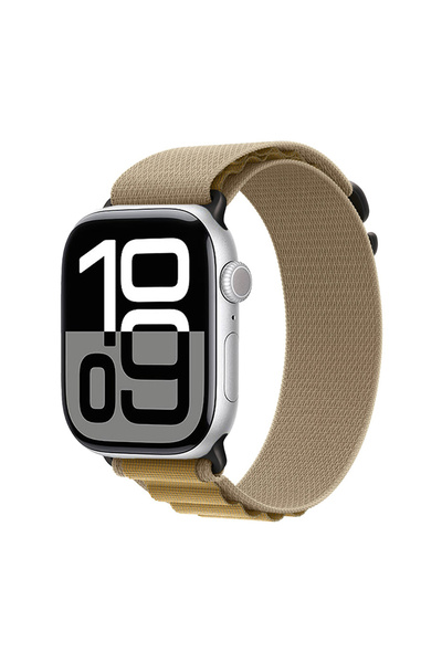 sickossi ساعة 10 مقاس 42 ملم متوافقة مع حبل SCKS KRD-74 - أسود - كاكي