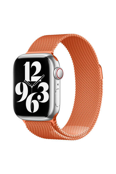 sickossi Watch 42mm Compatible Krd-01 Metal Scks Band-Orange