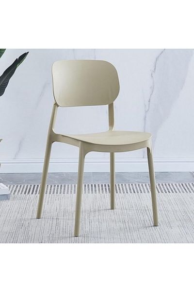 Kardett Chair for kitchen, dining, living room, terrace, office, khaki, polypropylene
