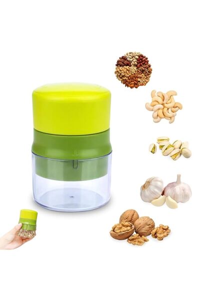 Generic مطحنة جوز يدوية محمولة - مطحنة جوز وتوابل يدوية سهلة الاستخدام للجوز ...