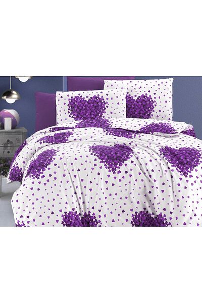 IYDGAH Double Duvet Cover Set with Cotton, Soft Texture, Air Permeable, Durable Elastic Sheets