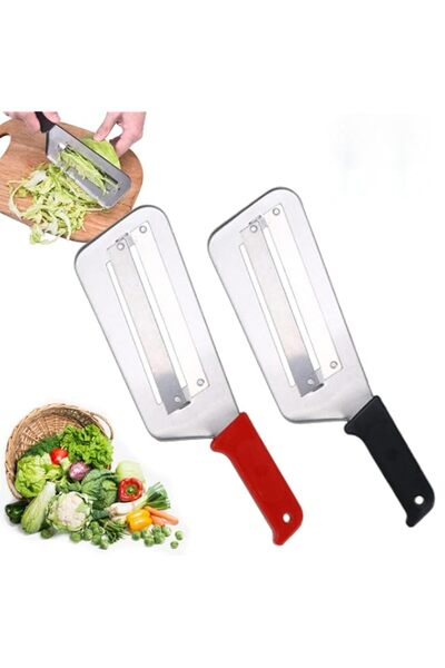 Generic قطاعة خضراوات جوليان ثنائية الشفرة مطورة لعام 2025، قطعتان من سكين ال...