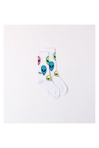 İDO Socks with pattern for boys, I Do, White, 2-4 years
