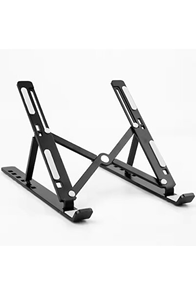 DigiMat Laptop Stand, Adjustable and Foldable, Black