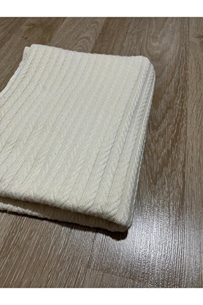 YUSRAMODA Knitted Pique Pattern Baby Blanket 100cm X 120cm