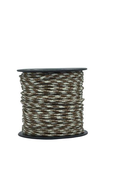 MG ROPES Paracord Rope 2 mm Cream Tan Patterned No:20 1 Reel