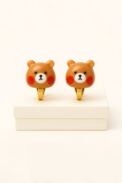 MakeWell Sweet Animal Figured Design Polka Dot Compression Earrings for Perfo...