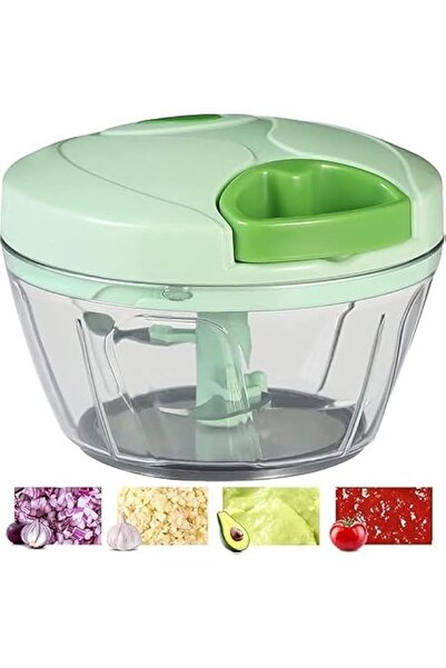 Generic مفرمة خضراوات يدوية، محضرة طعام للمطبخ، قطاعة للسلطة والثوم والمكسرات...