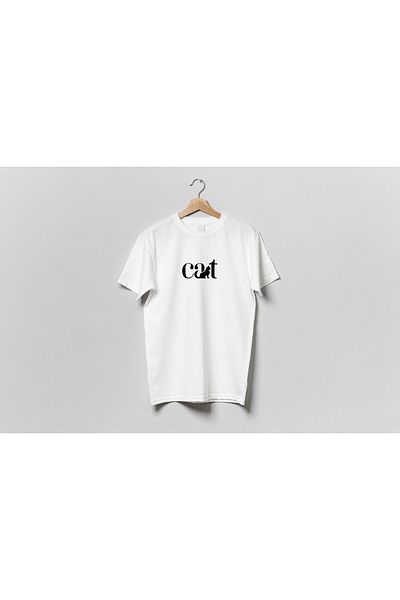 YEACHY Unisex Cat Printed T-Shirt