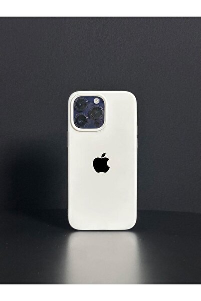 Hasdem Case iPhone 11 Pro Uyumlu Logo Baskılı İçi Kadife Kenarları Oval Kılıf