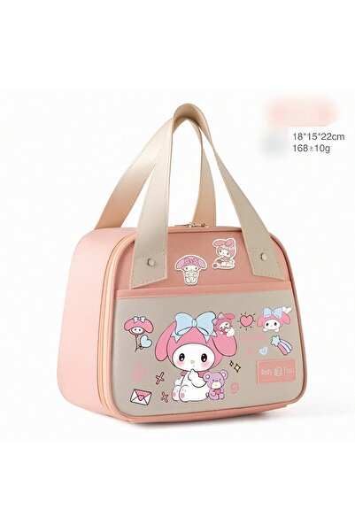 KumOziShop Sanrio Kuromi Kitty My Melody Termal Lüx Beslenme Çantası