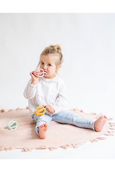 OEM Silicone Sensory Teething Toy, “Fresh Fruit” - Rose