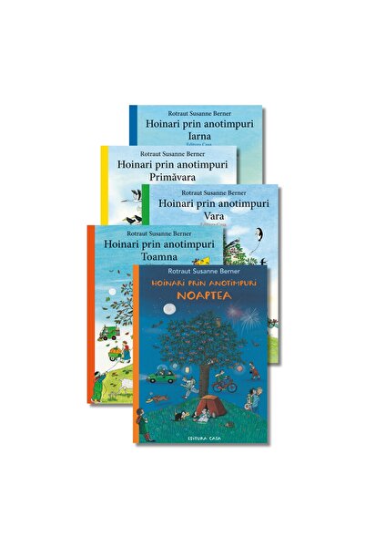 Editura Casa Putování ročními obdobími 5dílný balíček: Roční období + Noc - Rotraut Susanne Berner