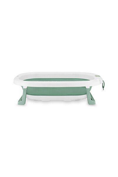 Momi Foldable bathtub with drain plug, 0 Months+, Nata â€“ Green