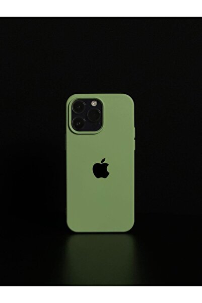 Hasdem Case iPhone 11 Pro Uyumlu Logo Baskılı İçi Kadife Kenarları Oval Kılıf