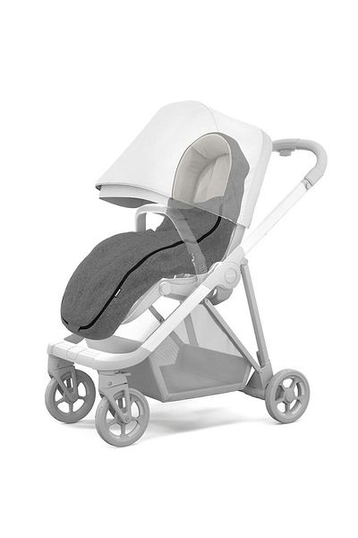 Thule Footmuff - Sac de dormit pentru copil, Grey Melange