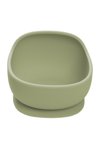 APPEKIDS Bol din silicon cu ventuza, AppeKids, Classic - Raw Green