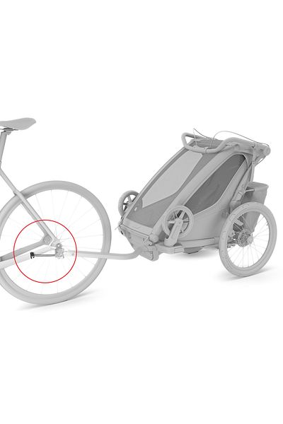 Thule Axle Mount ezHitch plate - placa montaj osie