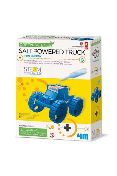 4M Educational kit, Salt-powered vehicle, Green Science, 4M, +8 years
