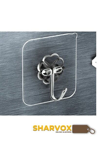 Genel Markalar 1 Adet Şeffaf Yapışkanlı Duvar Askısı – Kendinden Yapışkanlı G...