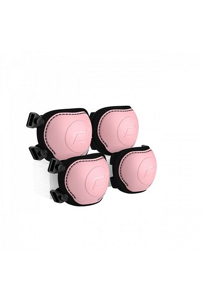 SCOOT AND RIDE Set de protectie Scoot and Ride, genunchiere si cotiere, marime XXS, Rose
