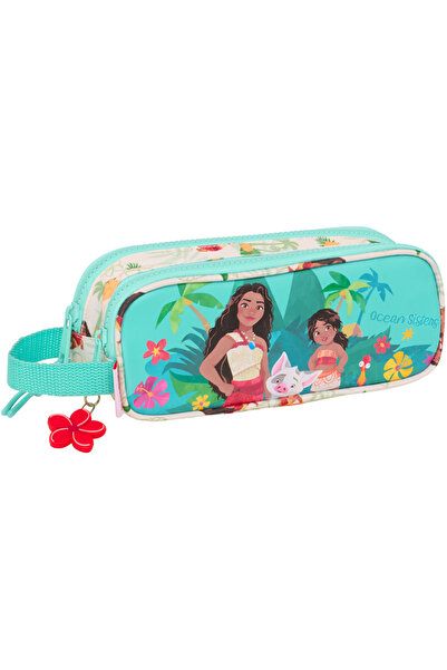 safta Moana pencil case with 2 compartments, 21x8x6 cm