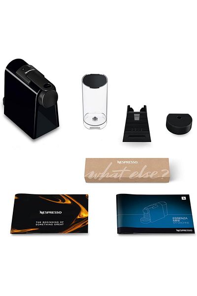 Nespresso Nespresso Essenza Mini EN85.B De'Longhi Semi-Automatic Coffee Machine 0.6L Black Plastic