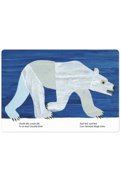 Editura Portocala Albastra Little white bear, little white bear, what do you hear? - Eric Carle
