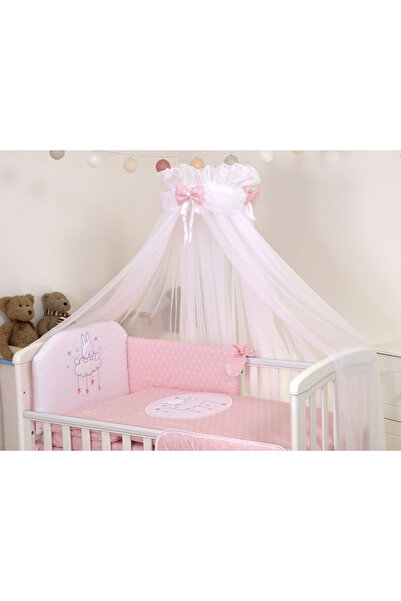 Amy - Baldachin din tul, Sky Bunny Roz, 600x160 cm