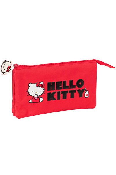 safta Penar Hello Kitty cu 3 compartimente, 22x12x3 cm