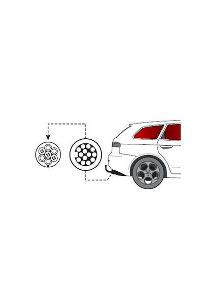 Thule 9907 - Adaptor priza de la 13 la 7 pini