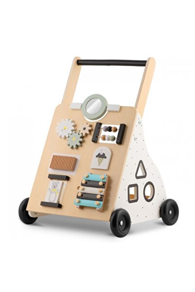 Ricokids Premergător de activități din lemn pentru bebeluși 28 x 35 x 53 cm R...