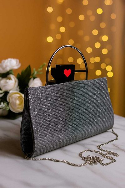 ZİVORA Women's Evening Dress Glitter Chain Mini Box Wedding-Engagement-Henna-Special Occasion Shoulder and Hand Bag