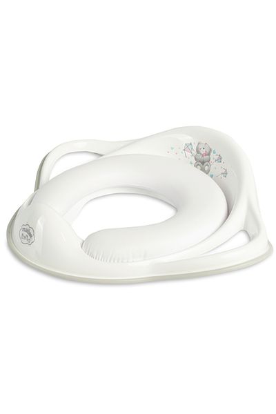 Maltex Baby Children's toilet reducer, non-slip, soft integrated ring and handles, Bear Alb, Maltex Baby