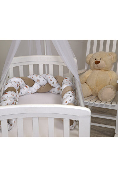 Amy Aparatoare laterala pat Bumper impletit, inchidere velcro, Bumbac Comori ...