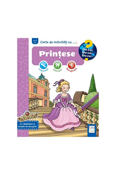 Editura Casa Carte de activitați cu .... Prințese - Dominique Conte