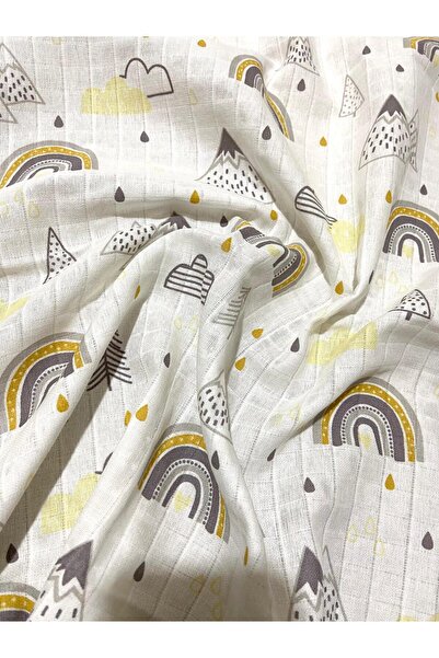 YUSRAMODA بطانية وغطاء موسلين متعدد الأغراض 100% قطن معتمد من أوكو تكس 90x90 سم