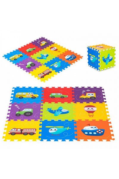 iplay Salteluta de joaca pentru copii 86 x 86 x 1 cm 0392 - Vehicule