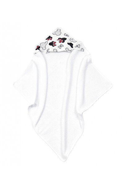 Amy Βαμβακερή πετσέτα μπάνιου για μωρά, με κουκούλα, Miki, 100 x 100 εκ.