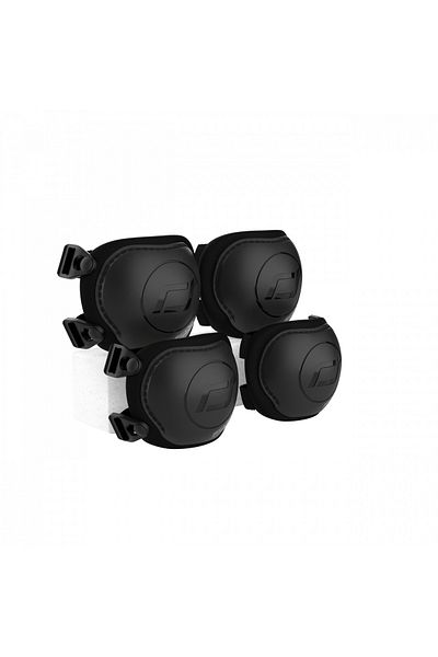 SCOOT AND RIDE Set de protectie Scoot and Ride, genunchiere si cotiere, marime XXS, Black Ash