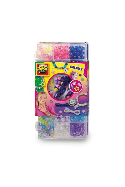 SES Creative Set Margelute Pentru Bratari Stralucesc In Intuneric-Unicorni