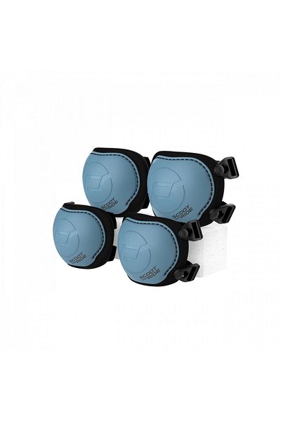 SCOOT AND RIDE Set de protectie Scoot and Ride, genunchiere si cotiere, marime S, Steel