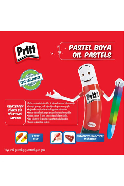 Pritt Pastel Boya Çantalı 12 Renk