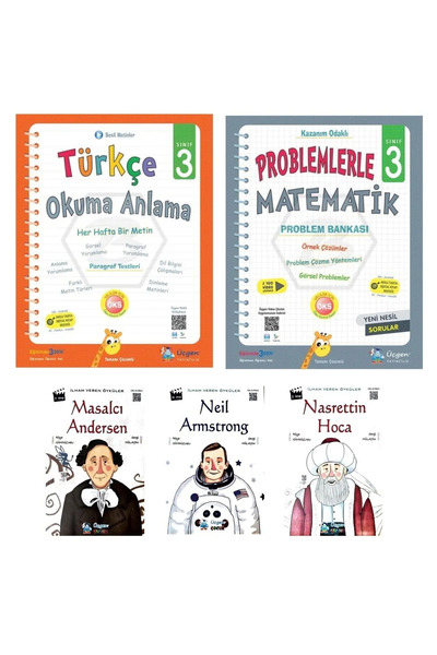 Üçgen Yayıncılık Üçgen 3.sınıf Yaz Tatil Seti
