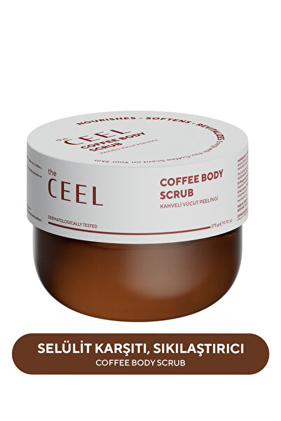 The Ceel Selülit Karşıtı, Sıkılaştırıcı Etkili, Batık Gidermeye Yardımcı Kahve Özlü Vücut Peelingi 275 Gr
