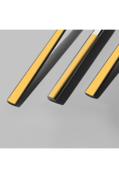 Nehir Dalyan Altın Sade 84 Piece Boxed Cutlery Set